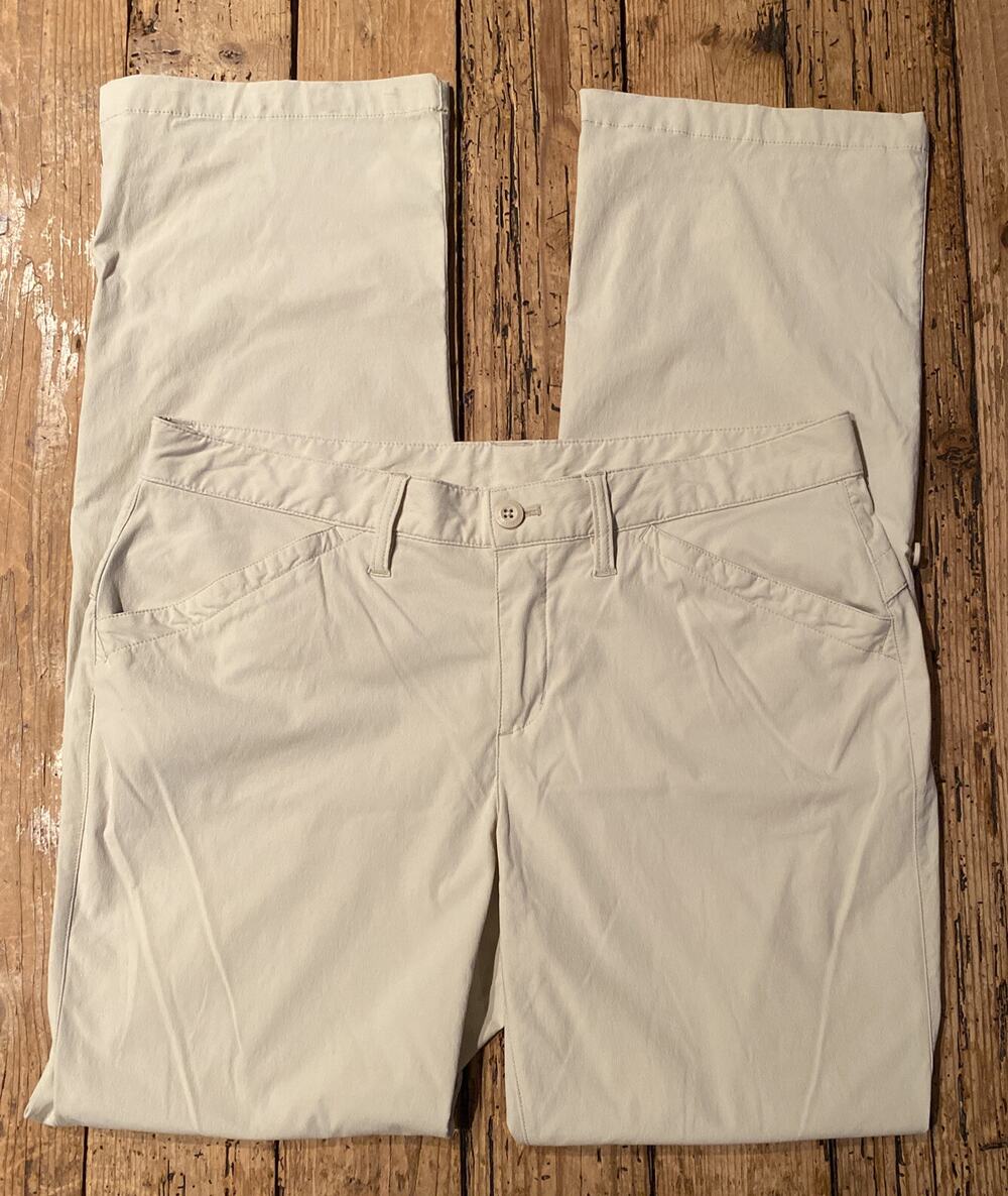 Eddie Bauer Womens Size 10 Beige Convertible Roll-Up Pants